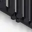 Радіатор дизайнерський Ideale Gloria 11 9/1800/531 чорний, Чорний - мініатюра 3