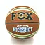 Мяч баскетбольный Newt Fox ball №7 коричнево-бежевый - миниатюра 1