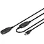 Подовжувач Digitus USB 3.0 Active Cable, A/M-A/F, 20м, чорний teh0013685 - мініатюра 1