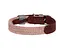 Ошейник для животных WAUDOG Classic из кожи и восстановленного хлопка M 20 мм х 30-39 см коричневый (58926) - миниатюра 2