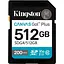 Карта памяти Kingston SDXC, 512Gb Canvas Go! Plus, Сlass10 UHS-I U3 V30, до 200/160 МБ/с (SDG4/512GB) - миниатюра 1
