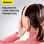 Наушники Baseus Encok Wireless headphone D02 Pro 2022 ed до 50 часов (NGTD010301) черные - миниатюра 7