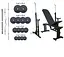 Скамейка для жима RN-Sport UM 0100 стойки для приседаний 100 кг дисков и 4 грифа - миниатюра 1