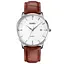 Наручные часы мужские 1801LSIBN Silver-White Brown Leather Skmei acs0030586 - миниатюра 1
