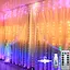 Штора світлодіодна гірлянда LED Star крапля роси Rainbow 3 х 3 м з пультом - мініатюра 3