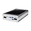 Повербанк с солнечной панелью 10000mAh Power Bank Kraft KPB-1012SL Silver LED-фонарь (43-00069) - миниатюра 4