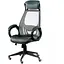 Кресло для персонала Special4You Briz black/grey (E4909) - миниатюра 1
