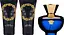 Набор Versace Pour Femme Dylan Blue (edp 50ml + b/lot 50ml + sh/gel 50ml) - миниатюра 1