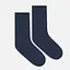 Шкарпетки чоловічі однотонні класичні високі безшовні якісні ORGANIC cotton JILL ANTONY Синій, 42-43 - мініатюра 1