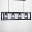 Люстра в металевому чорному каркасі на 4 плафони Line.F 11825/4 - мініатюра 3