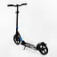 Самокат Best Scooter 57х14х88-98 см Черно-голубой 000231599 - миниатюра 5