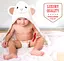 Дитячий рушник з Капюшоном Lovely Svi Ведмедик з коричневими вушками в Коробці 90 х 90 см - мініатюра 4