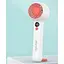 Портативний вентилятор DK F2302 White/Red [110319] - мініатюра 3