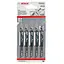 Полотно пиляльне для електролобзика Bosch Professional по дереву T111С, 5 шт. - мініатюра 1