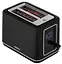Тостер Ardesto T-K301E, Black, 800W, 2 тоста, 2 отделения, 7 режимов поджаривания, дисплей с индикацией времени приготовления, автоцентрирование, кнопка отмены приготовления, подогрев - миниатюра 2