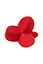 Анальная пробка ToDo Expander Plug Flower 9 см (красный) - миниатюра 4