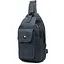 Модный рюкзак слинг на одну шлейку синий TARWA 17х7х33.5 см sum0028456 - миниатюра 1