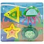 Дитячий деревяний пазл-вкладиш 3D Морскі Тварини C15057-5 - мініатюра 1