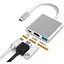 Адаптер перехідник розгалужувач Юсб хаб Type-C 3.1 на HDMI 4K 4в1 USB-концентратор для ноутбука macbook - мініатюра 3