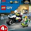 Конструктор LEGO City Преследование на полицейском мотоцикле 65 деталей (60455) - миниатюра 1
