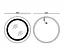 Дзеркало Mixxus PLAIN MC02-60-CASE з LED Touch, Anti-fog, димером, рег. яскравості, годинником (MI6661) - мініатюра 9
