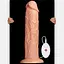 Реалістичний вібратор Lovetoy 28 см тілесний - мініатюра 15