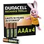 Акумулятор Duracell AAA HR03 900mAh * 4 (5005015) - мініатюра 1