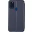 Шкіряний чохол-книжка Classy для Samsung Galaxy A21s Темно-синій - мініатюра 2