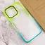 Чехол Epik TPU+PC Fresh sip series для Apple iPhone 13 Pro 6.1 Бирюзовый/Лимонный - миниатюра 3