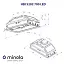 Вытяжка полновстраиваемая Minola HBI 5202 WH 700 LED - миниатюра 10