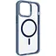 Чохол-накладка DK для Apple iPhone 13 Pro Max MagSafe Composite Metal Edge (light blue) - мініатюра 1