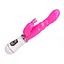 Вибратор Bunny силиконовый комбинированный 12 режимов для женщин 26 см розовый - миниатюра 1