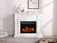 Каминокомплект ArtiFlame Linz AF23S белый с LED подсветкой - миниатюра 8