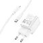 МЗП Hoco C146A Charm PD20W (1USB-C) + кабель Type-C to Lightning White - мініатюра 7
