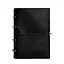 Шкіряний блокнот А4 на кільцях (софт-бук) 9.0 в м'якій обкладинці чорний глянець - мініатюра 8