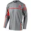 Велоджерси Troy Lee Designs Sprint Ultra Jersey Lines Grey/Orange L (1106-356324024) - миниатюра 1
