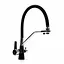 Смеситель для кухни под осмос Platinum LN077 черный - миниатюра 1