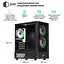 Корпус QUBE GEON ARGB Black (GEON_GBNU3) - мініатюра 3