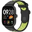 Ремінець DK CDK Silicone Sport Band Nike для Xiaomi Redmi Watch 4 (017600) (black / green) - мініатюра 3