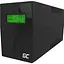 Джерело безперебійного живлення Green Cell 600VA UPS01LCD 600VA 360W 162Vac-290Vac - мініатюра 1