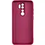 Чехол TPU Getman Liquid Silk Full Camera для Xiaomi Redmi 9 Бордовый / Marsala - миниатюра 2