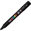 Маркер Uni Posca черный 1.8-2.5 мм (PC-5M BLACK(N)) - миниатюра 1