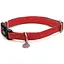 Нашийник для собак Croci Mylord екошкіра з тисненням 48-70 см (червоний) - мініатюра 1
