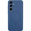 Чохол Lakshmi Silicone Cover Full Camera (AA) with MagFit для Samsung Galaxy S24 FE Синій/Navy blue - мініатюра 1