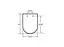 Сиденье для унитаза Roca Gap Clean Rim A801732004, Белый - миниатюра 2