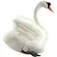 М'яка іграшка Hansa Білий лебідь 45 см (4083) - мініатюра 1