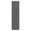 Вертикальний радіатор Navin Ellipse 480x1800-8, anticor, чорний муар 10-012033-4880, Чорний матовий - мініатюра 1
