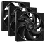 Вентилятор ID-Cooling AF-125-K Trio Black - мініатюра 1
