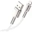 Кабель Baseus Cafule Metal Lightning 2.4A (1m) white (CALJK-A02) - мініатюра 2