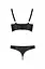 Комплект из экокожи Passion Malwia Bikini black 4XL/5XL - миниатюра 4